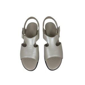 SAS Women's 7 Suntimer Sandals Tripad Comfort Ivory/Pearlescent Adjustable USA
